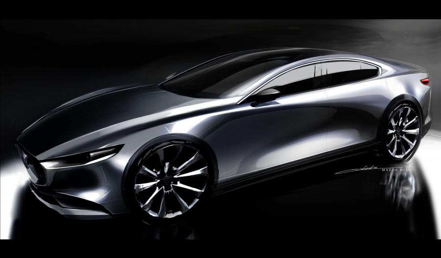 Эскиз Mazda3 Sedan 2019 года  (NA) (фото 24 из 58)